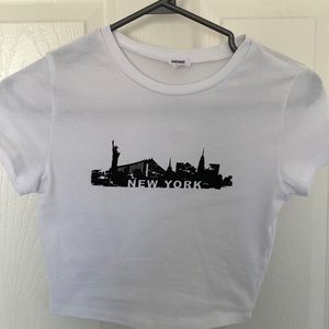 Garage New York baby tee